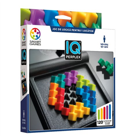 Smart Games - IQ Perplex, joc de logica cu 120 de provocari, 12+ ani, editie lb. Romana - imagine 6